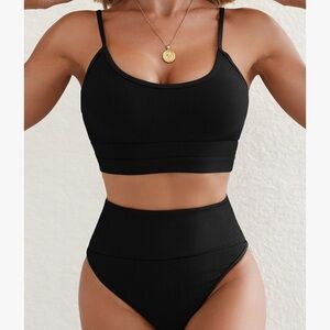 Black High Waisted Bikini